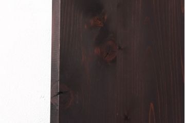 ラフジュ工房オリジナル　グレー　ペイント薄型アイアンラック【大】(陳列棚、飾り棚)